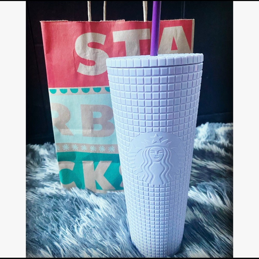 Starbucks Lilac Grid Tumbler 💜